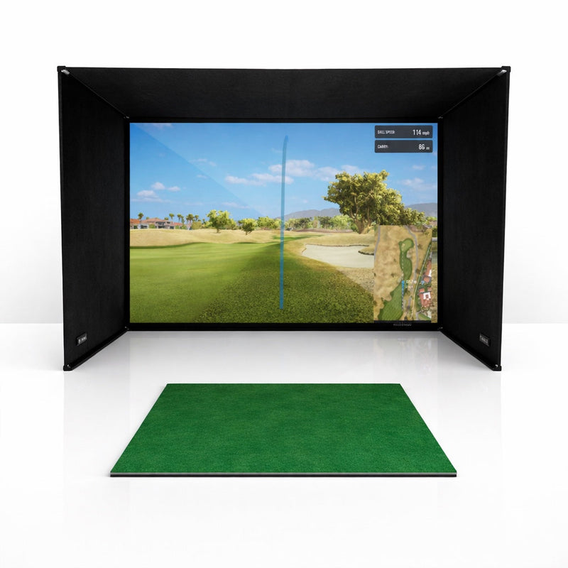 DIY Golf Simulator Enclosure with Impact Screen